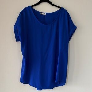 Pleione Royal Blue Women's Blouse